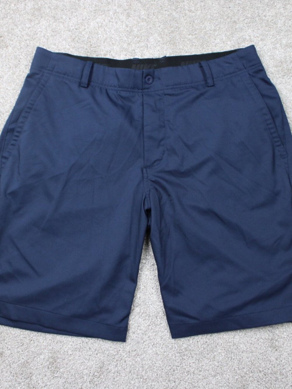 Nike Golf Shorts Mens 36 Blue Dri-Fit Flex Dri-FIT Essential 10" Athletic Poly